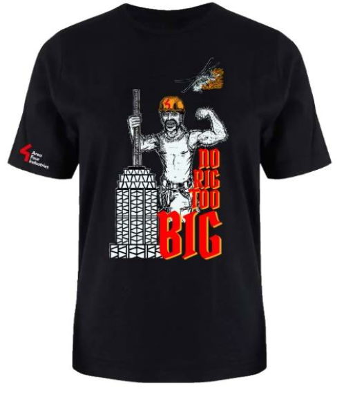 Kong "No Rig Too Big" T-Shirt Size XL