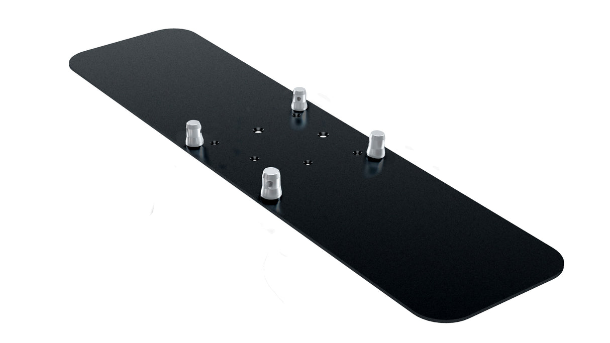 Steel base plate with M series half connectors