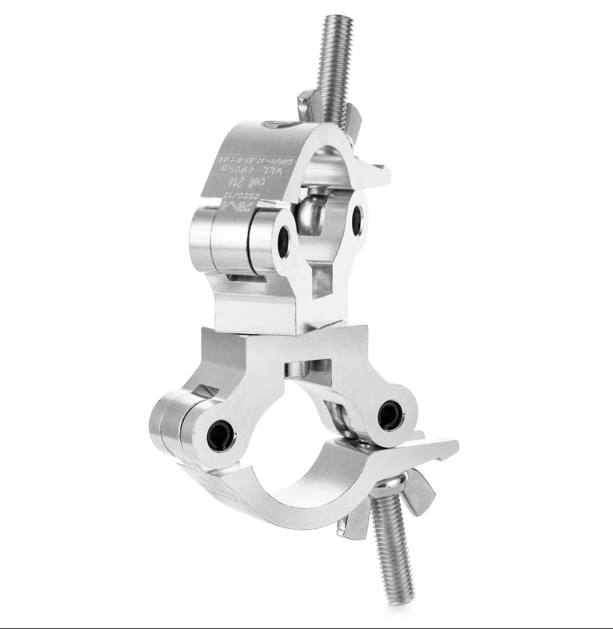 Swivel truss slim coupler-SWL 490kg (1080lbs) (SF8:1) for 48-51mm (1 7/8"-2") tube