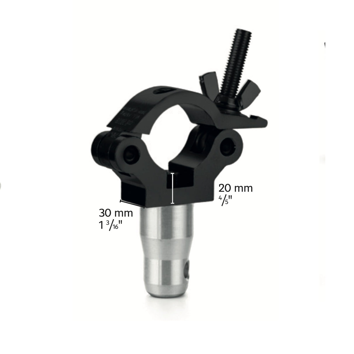 Cell 207 with half connector U/M12 Anodized