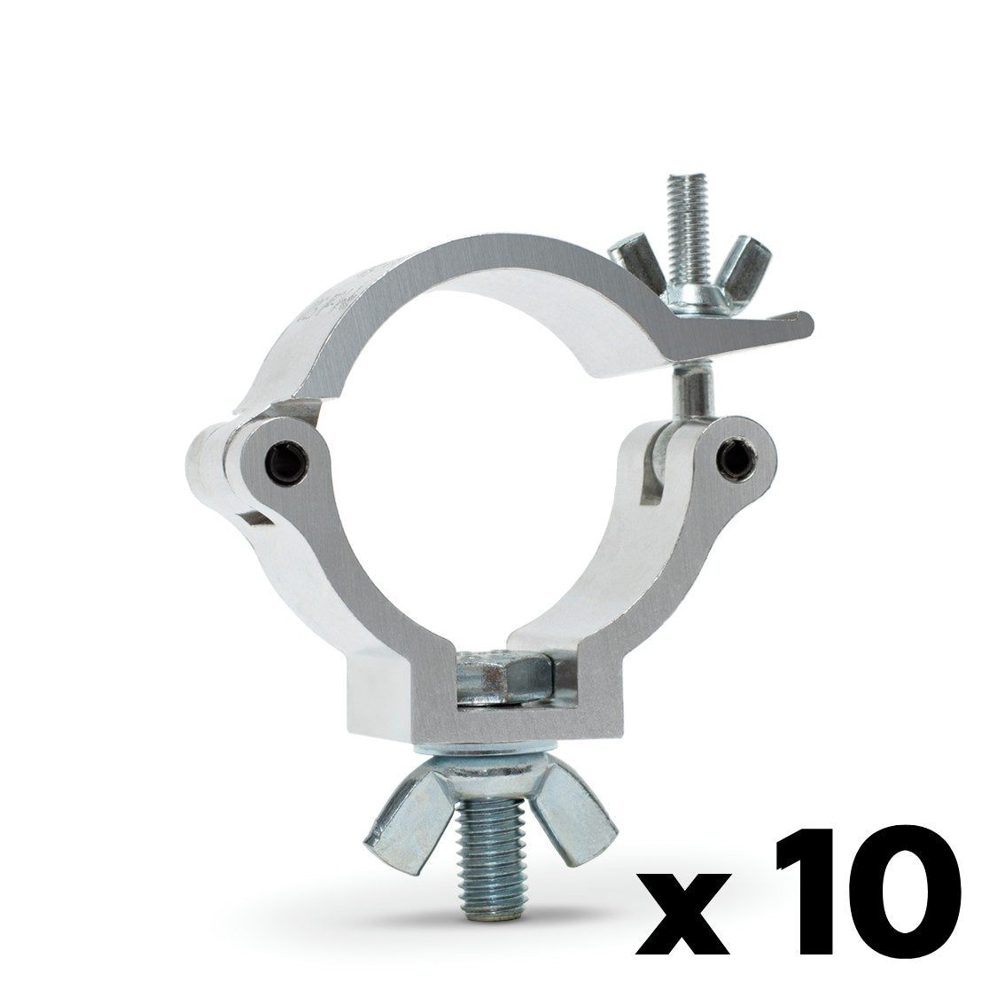 Truss clamp with bolt+wingnut-SWL 230kg (507lbs) (SF8:1) for 48-51mm (1 7/8"-2") tube - 10 pcs