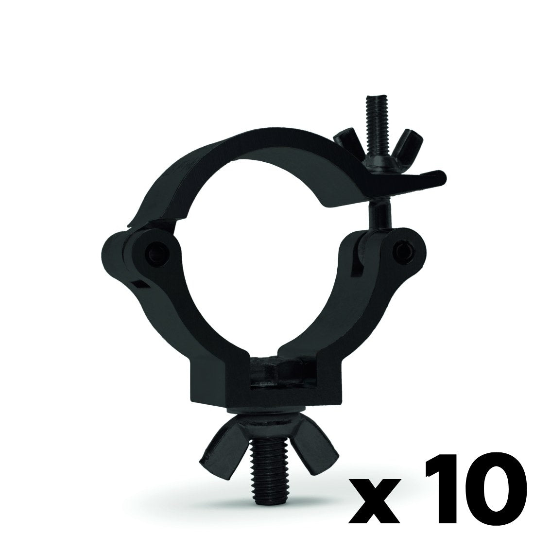 Truss clamp with bolt+wingnut-SWL 230kg (507lbs) (SF8:1) for 48-51mm (1 7/8"-2") tube Anodized - 10 pcs