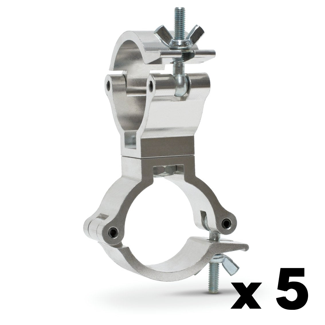 Swivel truss coupler-SWL 230kg (507lbs) (SF8:1) for 48-51mm (1 7/8"-2") tube - 5 pcs
