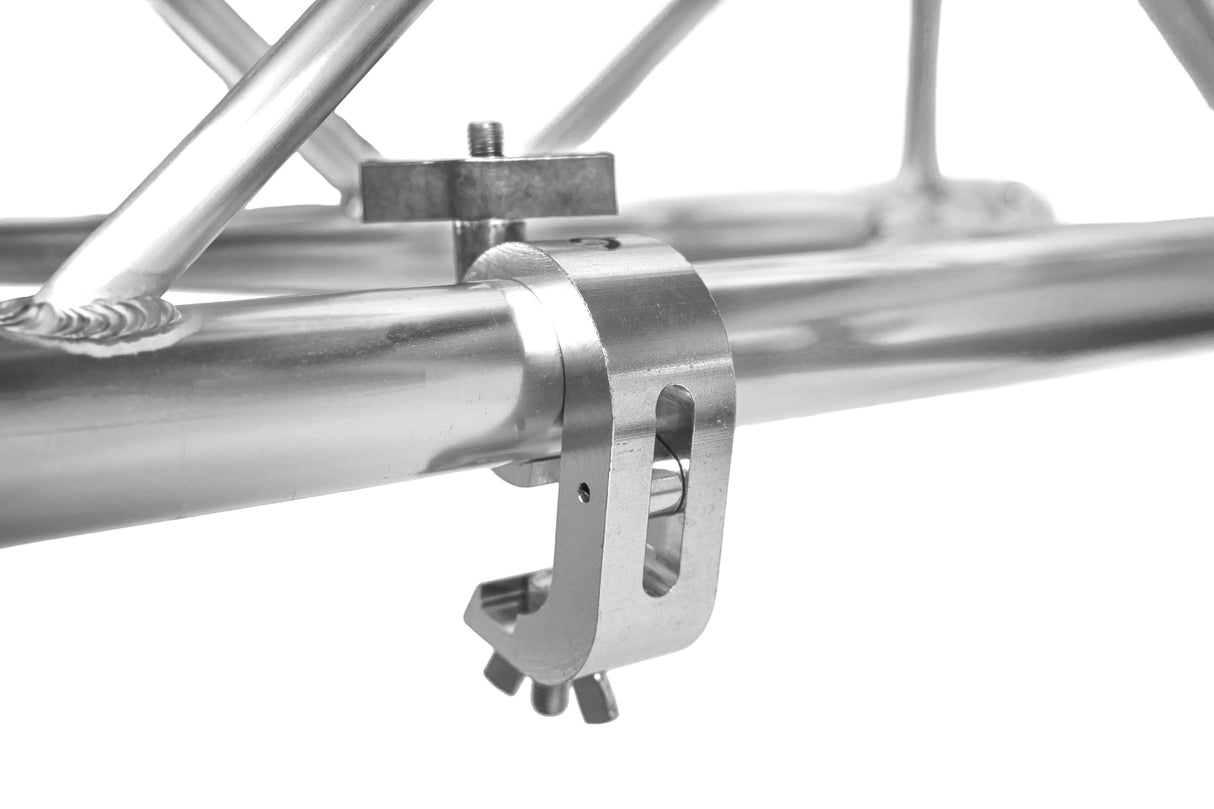 Truss clamp with bolt+large wingnut-SWL 350kg (771lbs) SF8:1) for 48-51mm (1 7/8"-2") tube Anodized - 10 pcs