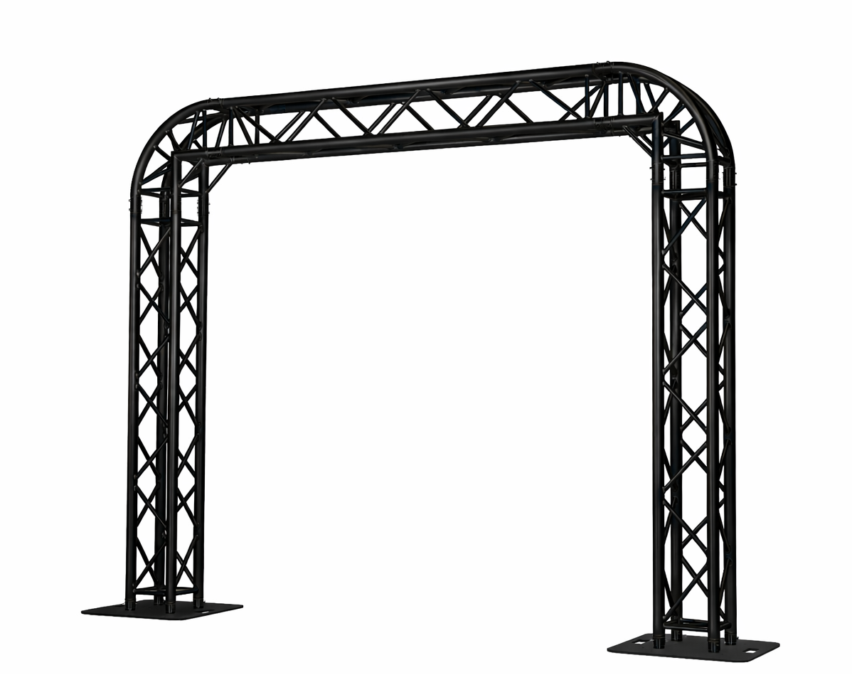 Gate 3x4 with curved corners - Black