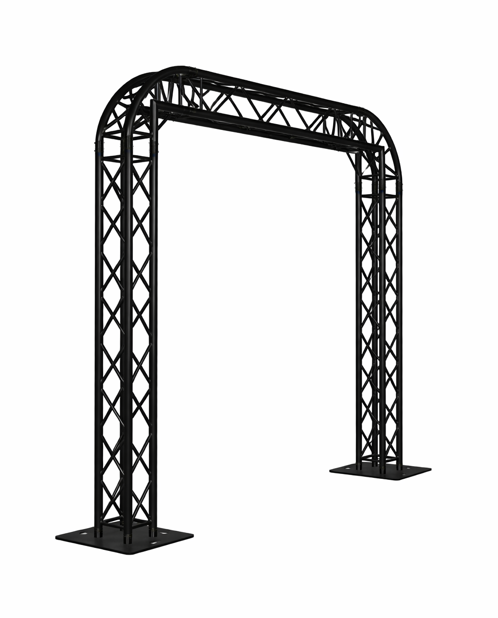 Gate 3x4 with curved corners - Black
