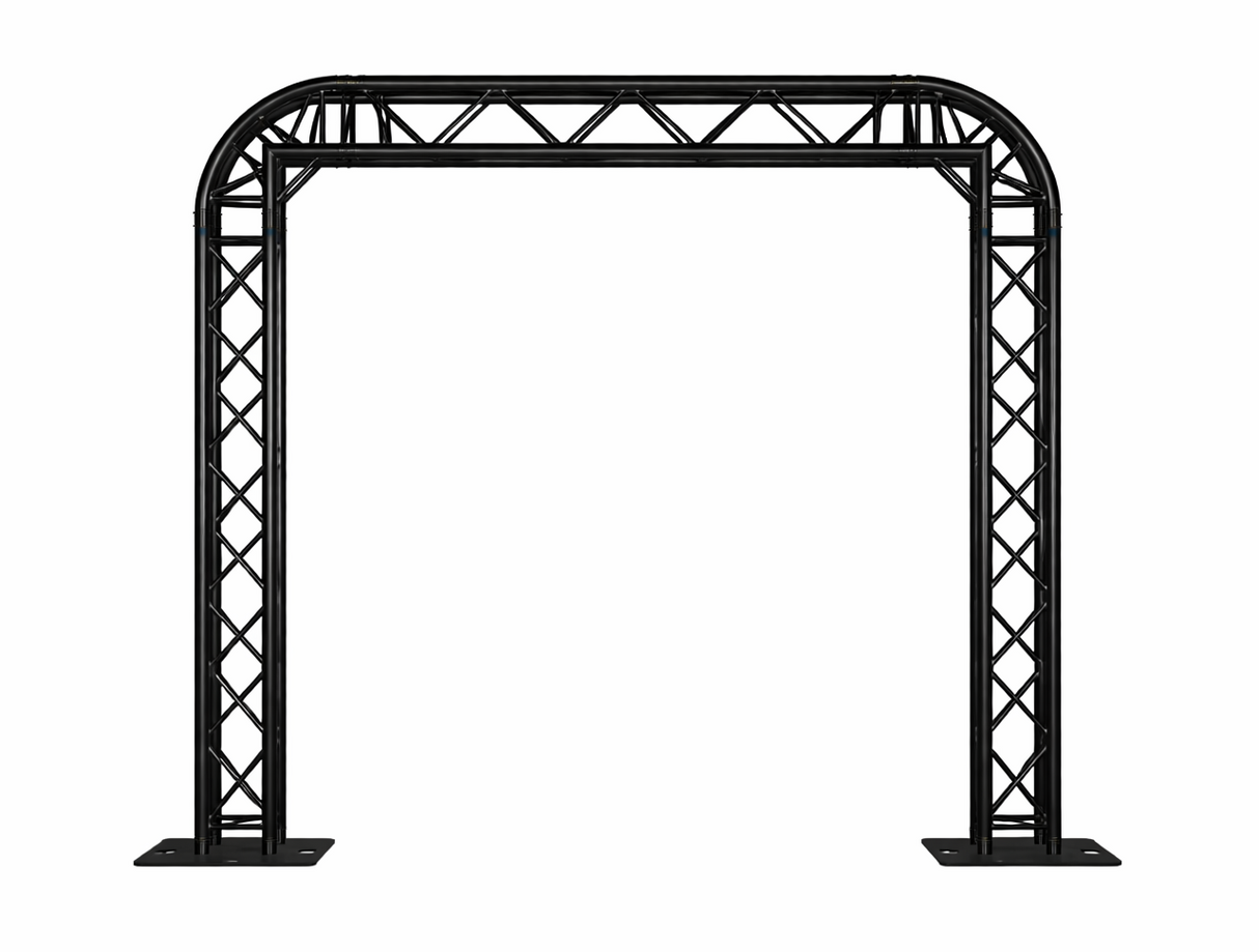 Gate 3x4 with curved corners - Black