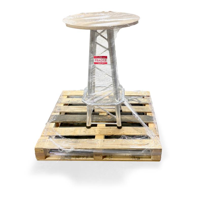 Al bar truss table with square leg - MMD116