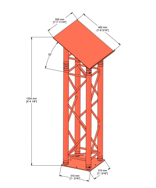 Truss Lectern Standard