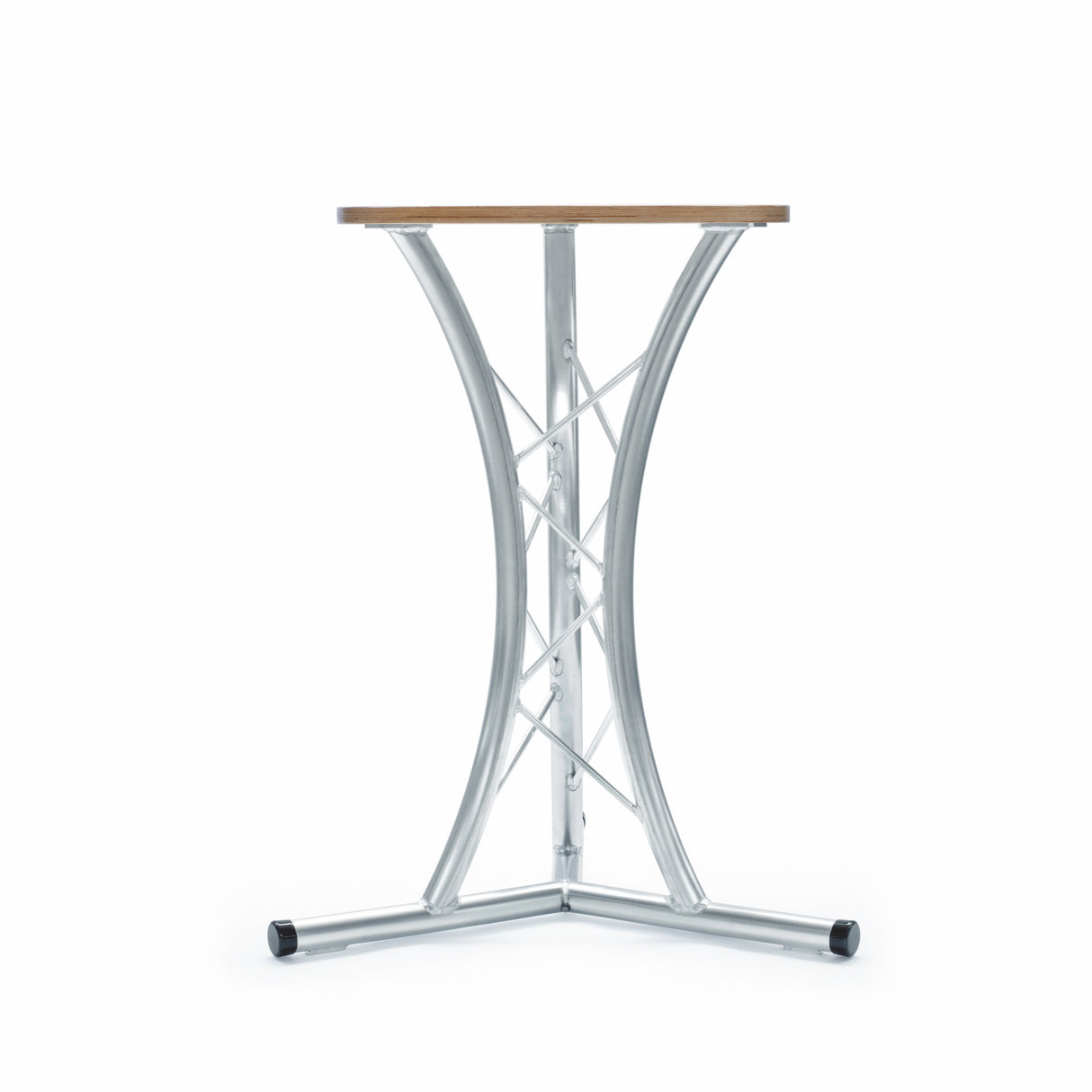 Aluminum Bar Table with Curved Legs