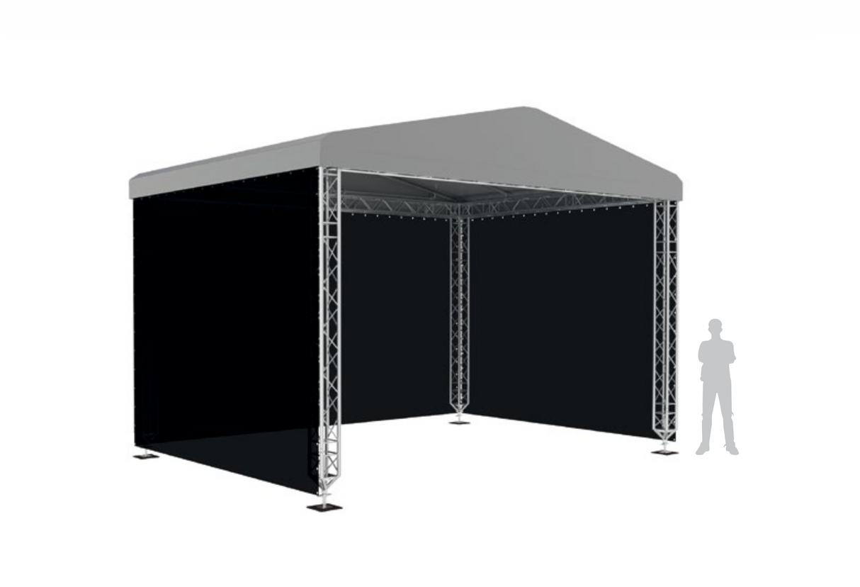 MR0 No Guy Wires Saddle Roof 6x5 m (19.68' x 16.40')