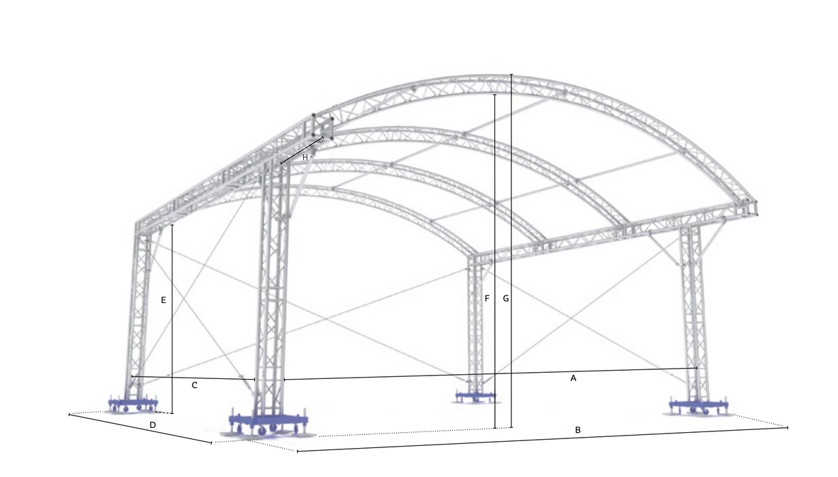Milos: MR1 Arched Roof 6x4 m (19.69' x 13.12')