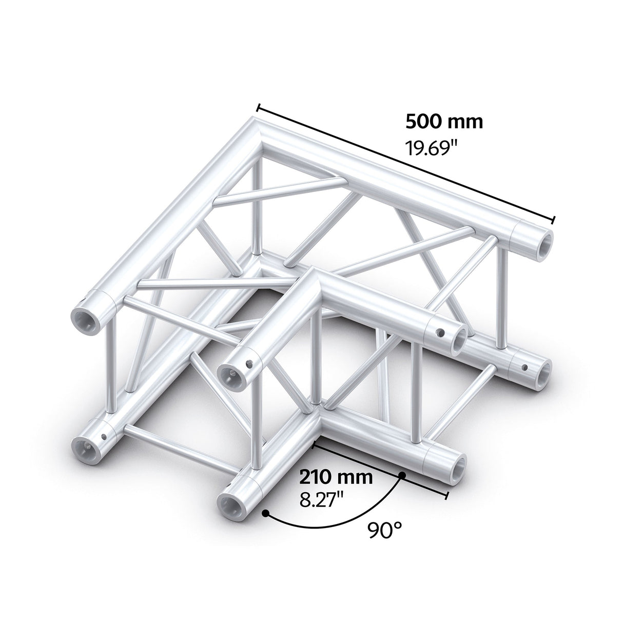 M290U quatro 2way 90° truss corner