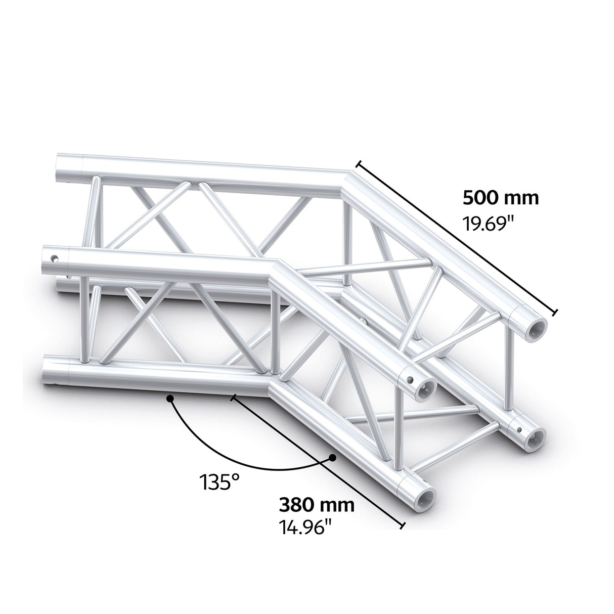 M290U quatro 2way 135° truss corner