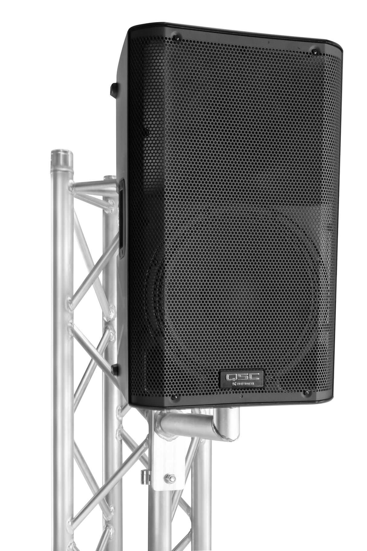 Side mounted speaker holder for 48-51mm (1 7/8"-2") tube - Black