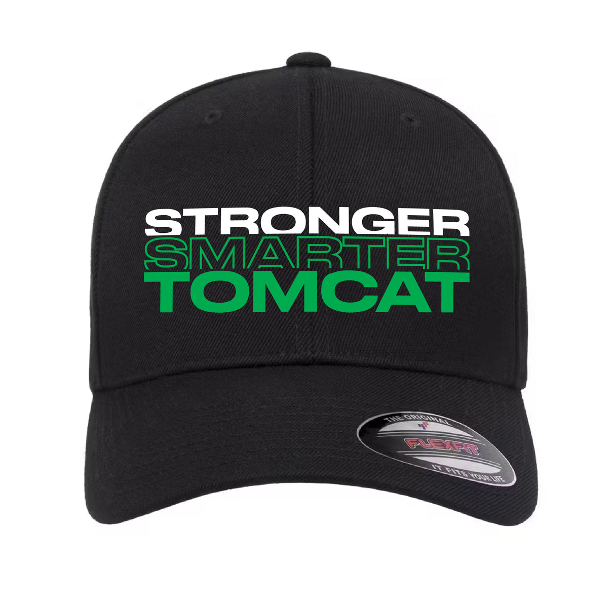 Black Hat Stretch Fit, TOMCAT STRONG, Size S,M