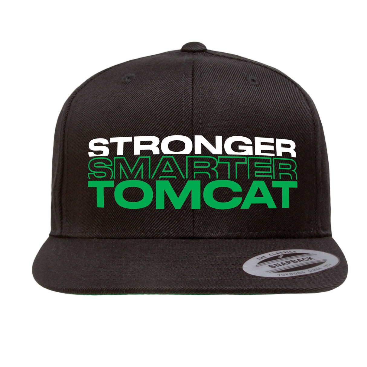 Black Hat Snapback, TOMCAT STRONG, One Size