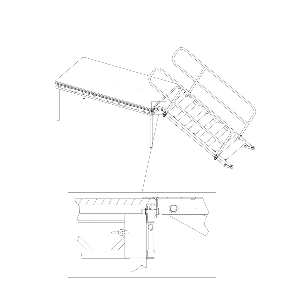 7-Step Adjustable Stairs