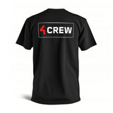 Black T-Shirt Area 4 Crew, Size Large