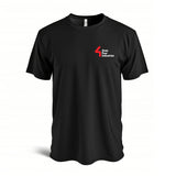 Black T-Shirt Area 4 Crew, Size Large