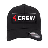 Black Hat Stretch Fit, Area 4 Crew, Size SM