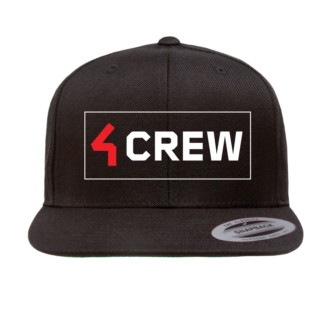 Black Hat Snapback - Area 4 Crew, One Size