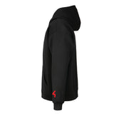 Black Pullover Hoodie, Area 4 Crew, Size Large