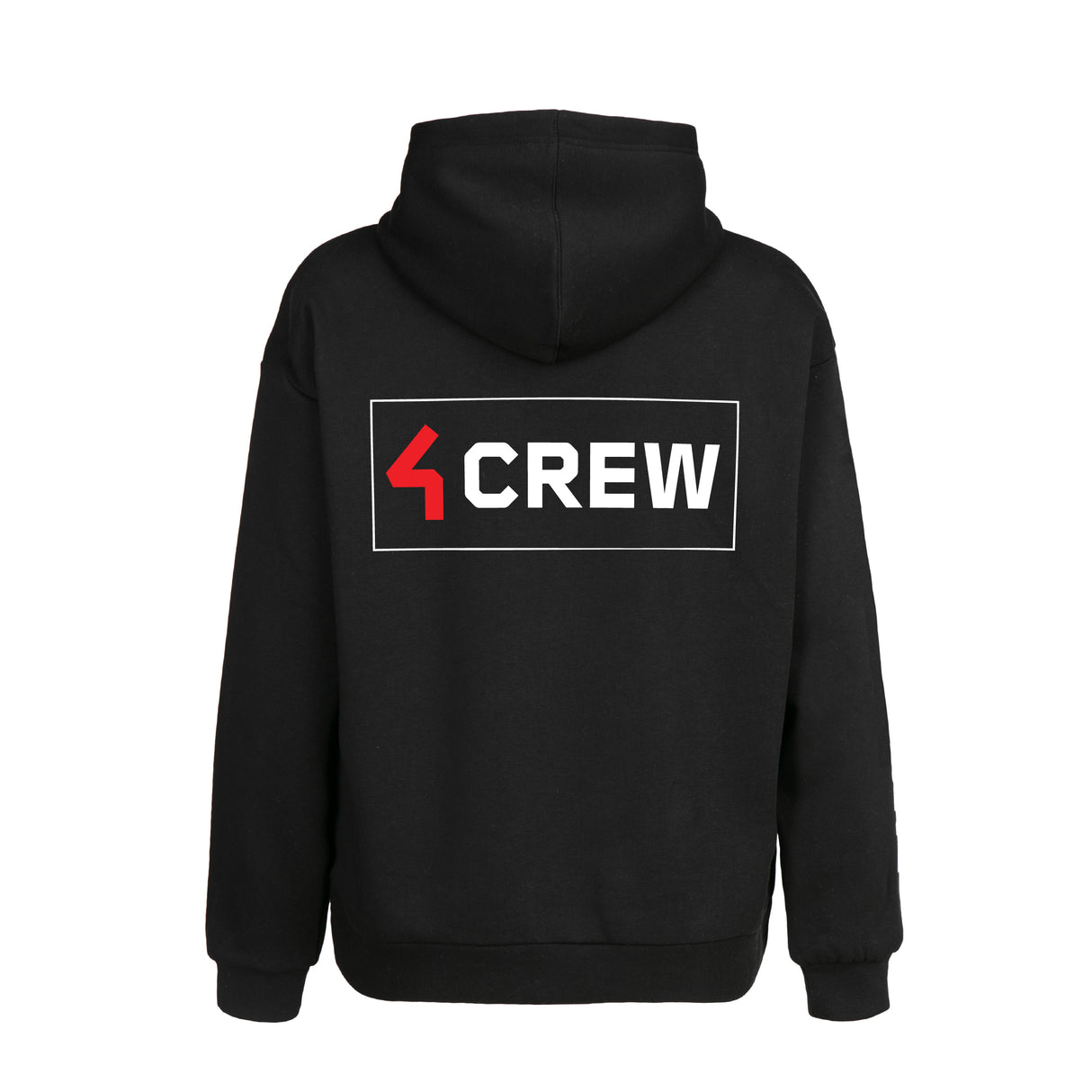 Black Zip Hoodie Area 4 Crew, Size Large