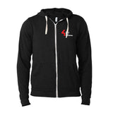 Black Zip Hoodie Area 4 Crew, Size Large