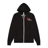 Black Zip Hoodie Area 4 Crew, Size Large