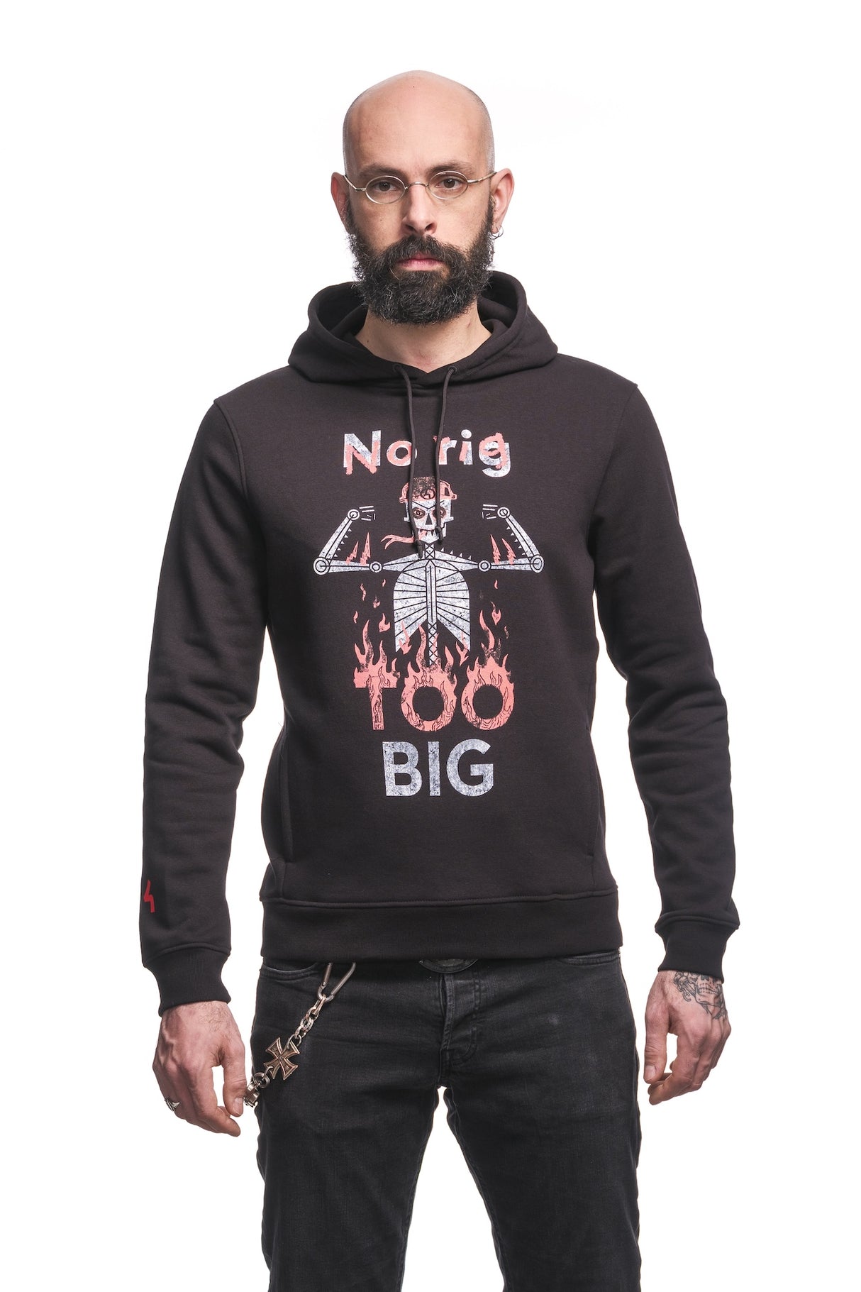 Mr. Iggor "No Rig Too Big" Hoodie Size L