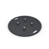 Steel base plate round with half con. for M222/M290/M390, M series connectors