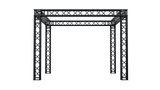 Aluminum Truss Booth 4x4 - Black