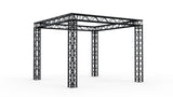 Aluminum Truss Booth 4x4 - Black