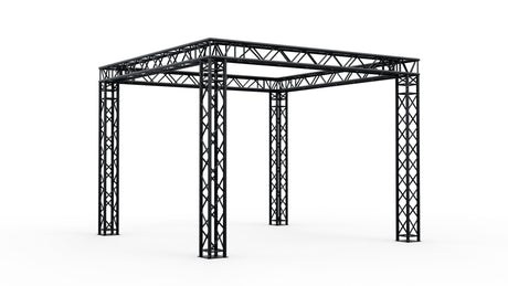 Aluminum Truss Booth 4x4 - Black