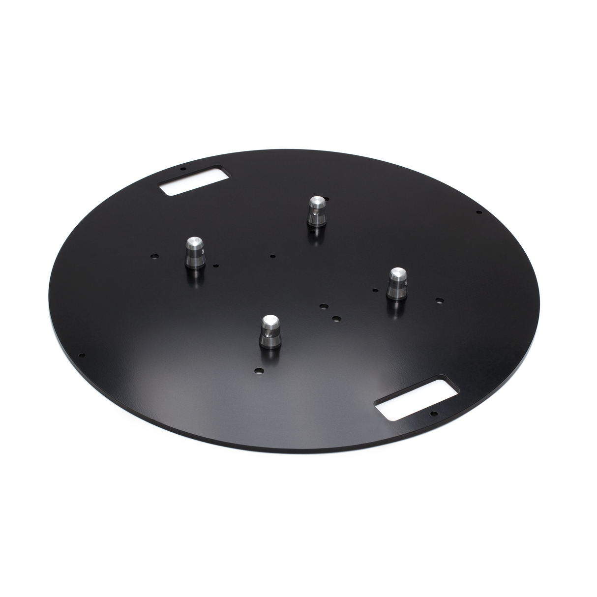 Steel base plate round with half con. for M222/M290/M390, M series connectors