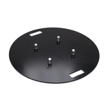 Steel base plate round with half con. for M222/M290/M390, M series connectors