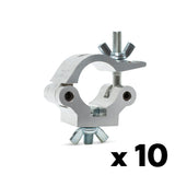 Truss clamp with bolt+wingnut-SWL 650kg (1433lbs)  for 48-51mm (1 7/8"-2") tube - 10 pcs
