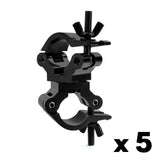 Swivel truss coupler-SWL 540kg (1190lbs) (SF8:1) for 48-51mm (1 7/8"-2") tube Anodized - 5 pcs