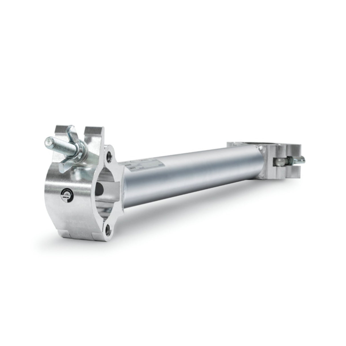 Extended 90° fixed coupler L250mm for 48-51mm (1 7/8"-2")tube
