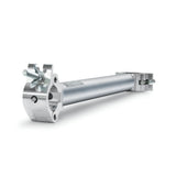 Extended 90° fixed coupler L250mm for 48-51mm (1 7/8"-2")tube