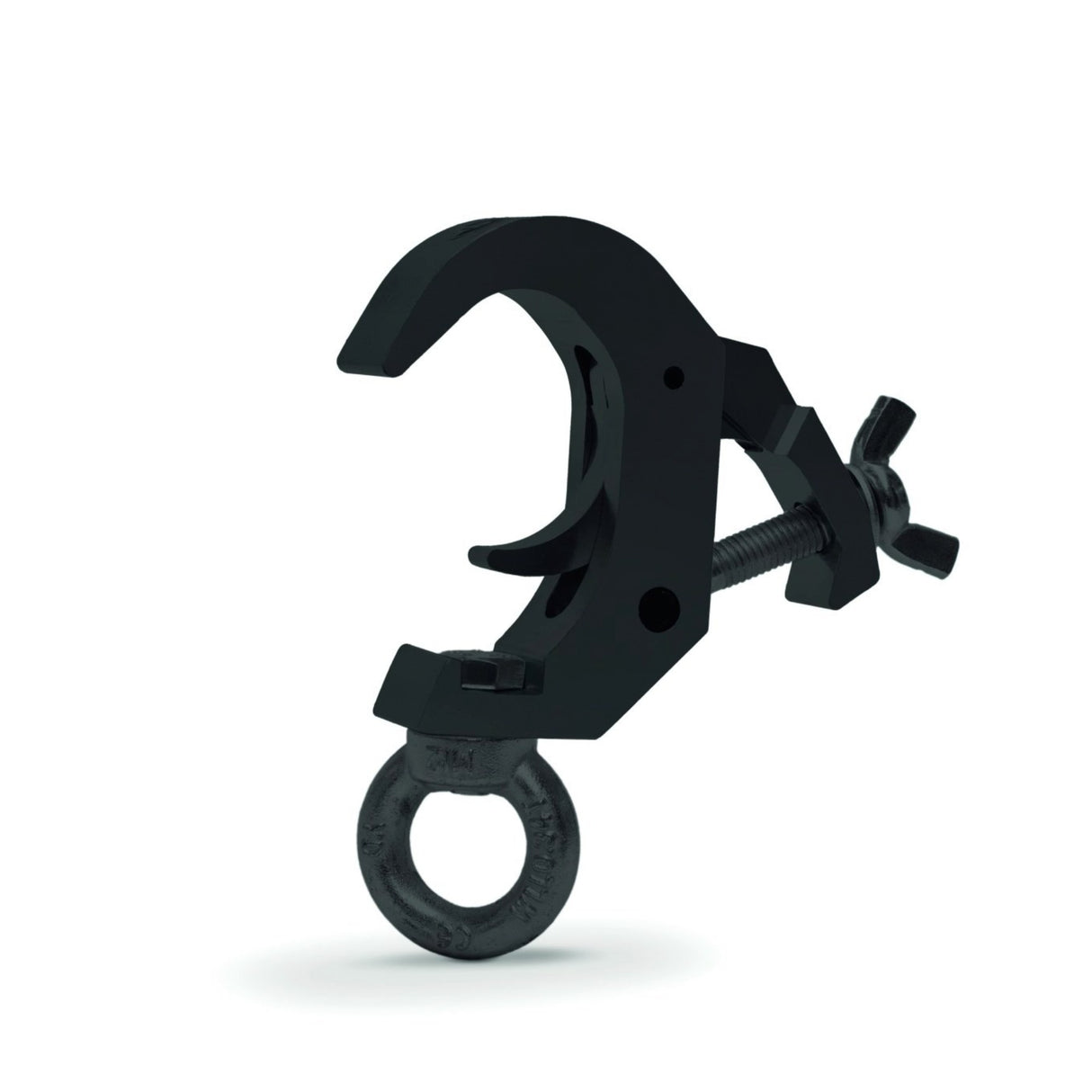 Quick truss clamp with bolt+wingnut-SWL 360kg (794lbs) (SF8:1) for 38-51mm (1 1/2"-2") tube Anodized