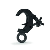 Quick truss clamp with lifting eye-SWL 360kg (794lbs) (SF8:1) for 38-51mm (1 1/2"-2")  tube Anodized