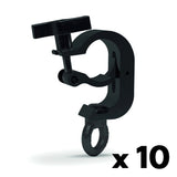 Truss clamp with lifting eye-SWL 350kg (771lbs) (SF8:1) for 48-51mm (1 7/8"-2") tube Anodized - 10 pcs