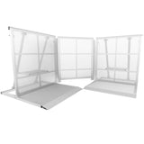 CWB-VLC Crowd barrier – Vario light with 80W x 15H cm,  lower cable slot