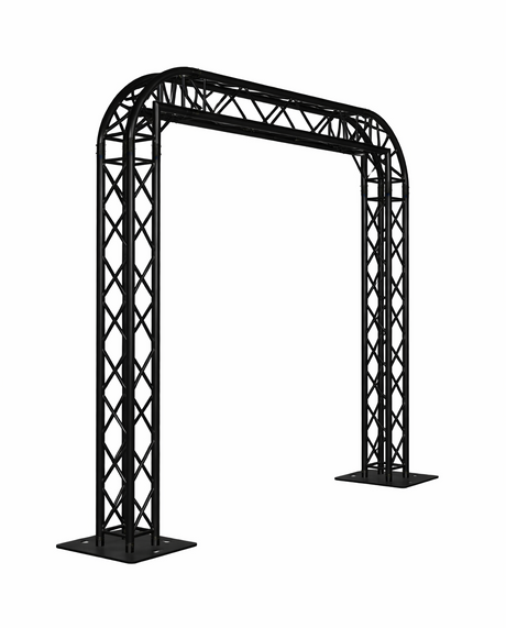 Gate 3x4 with curved corners - Black