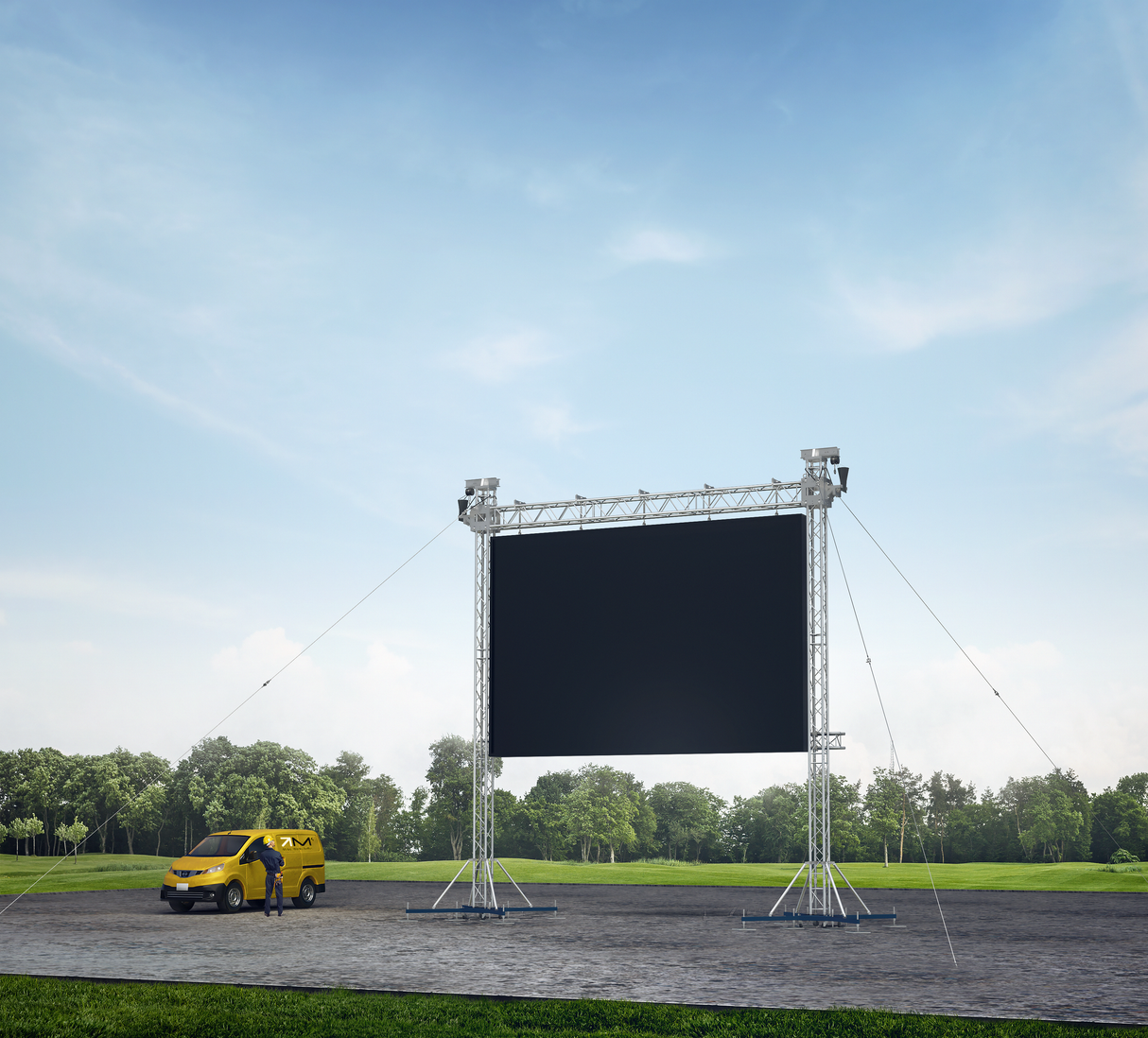 LSG1 LED Screen Support Structure