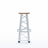 Al bar truss stool with square leg - MMD115
