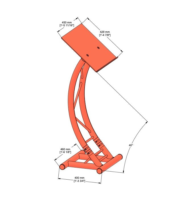 Truss Lectern Curved