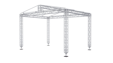 MR0 No Guy Wires Saddle Roof 6x5 m (19.68' x 16.40')